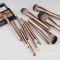 Custom Man-Made Fiber Pink Luxury Makeup Brushes Set